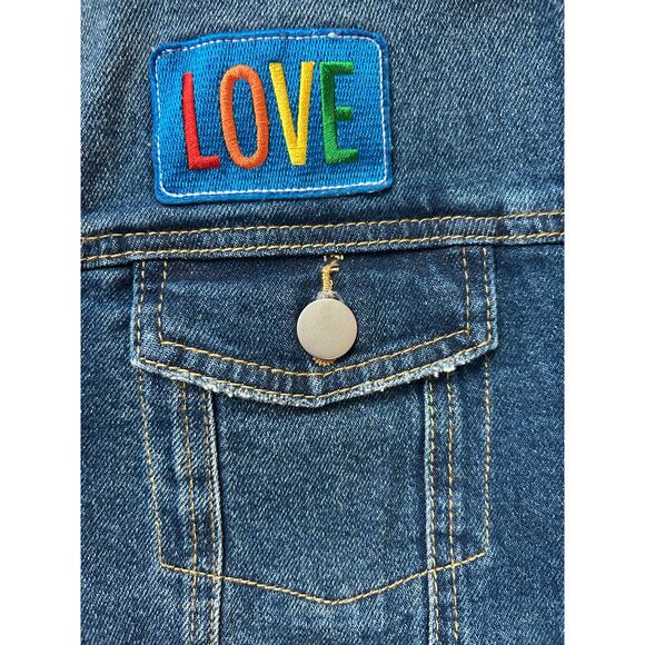 Target | Pride Unisex Oversized Denim Jacket | Size XS - Picture 5 of 6